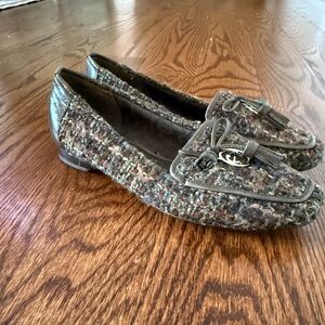 Etienne Aigner Tweed Loafers